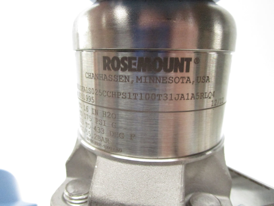 ROSEMOUNT 3051SFA1S025CCHPS1T100T31JA1A5RLQ4 24VDC 1001.900PSI NSNP