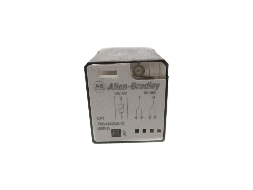 ALLEN BRADLEY 700-HA32A12 SER. D 12VAC 10A NSNP