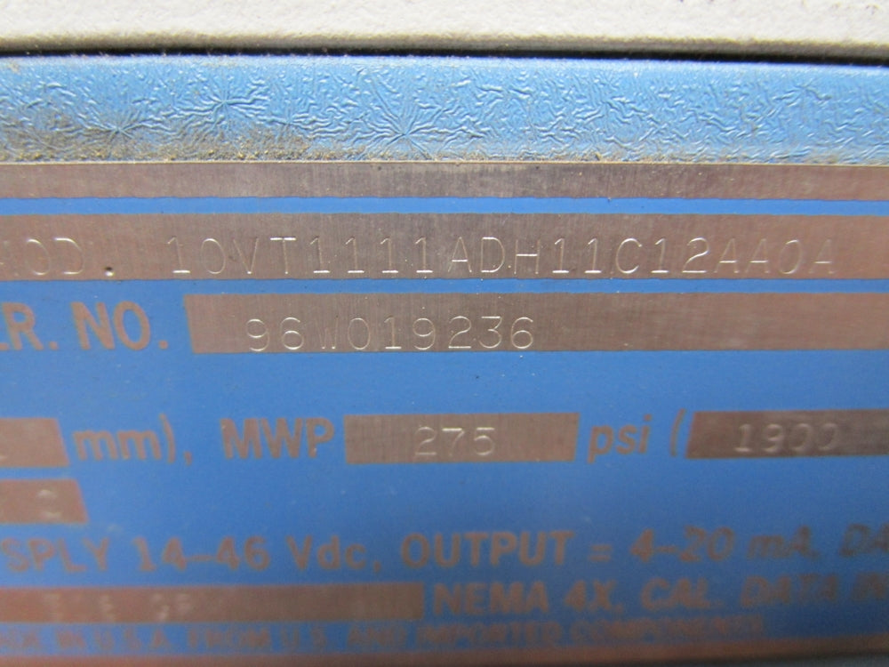 BAILEY FISHER PORTER 10VT1111ADH11C12AA0A 257PSI NSNP