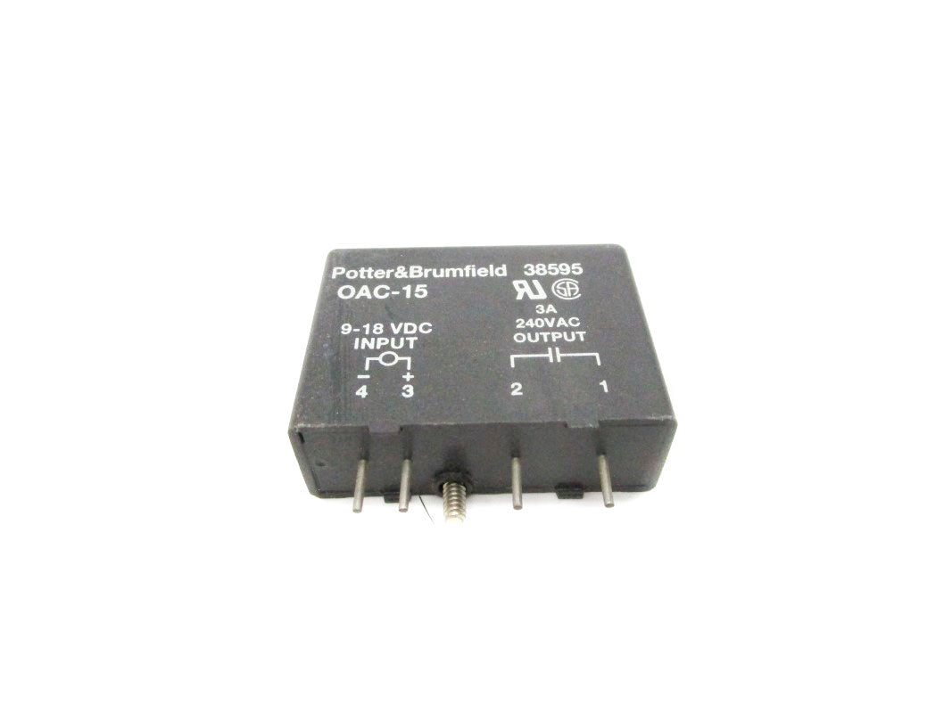POTTER&BRUMFIELD OAC-15 9-18VDC NSNP