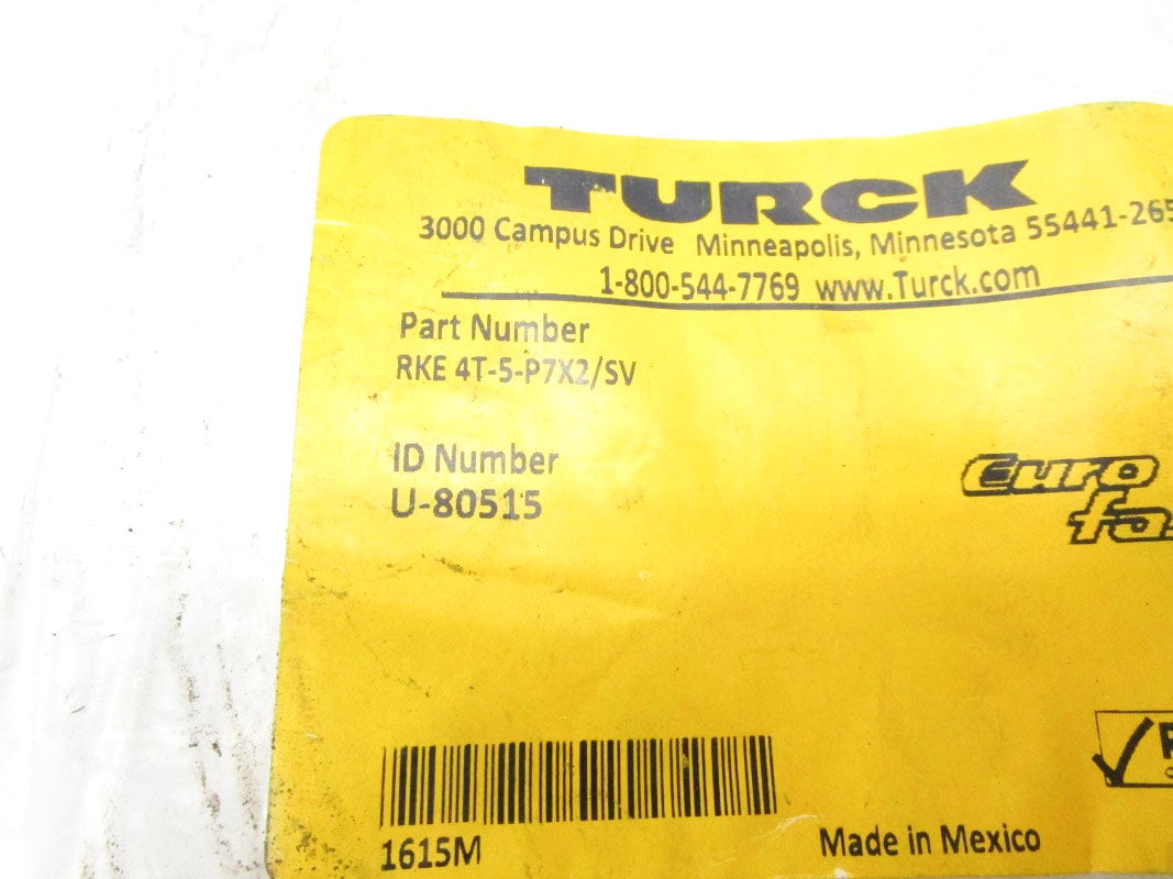 TURCK RKE4T-5-P7X2/SV U-80515 NSMP