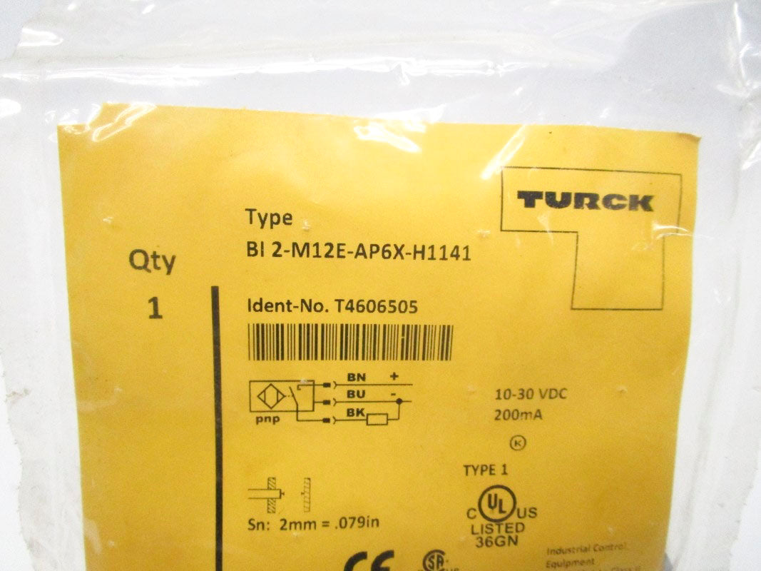 TURCK BI2-M12E-AP6X-H1141 T4606505 10-30VDC NSMP