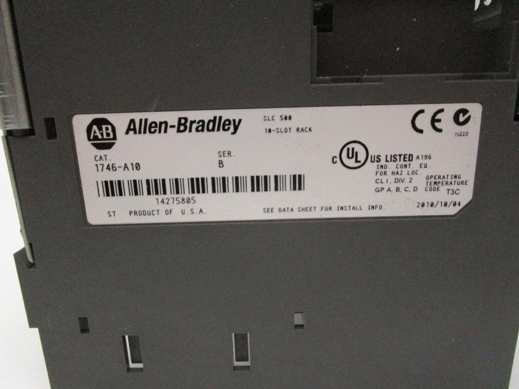 ALLEN BRADLEY 1746-A10 SER. B NSNP