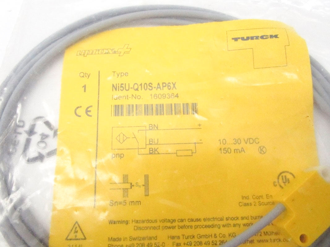TURCK NI5U-Q10S-AP6X 1609364 10-30VDC NSMP