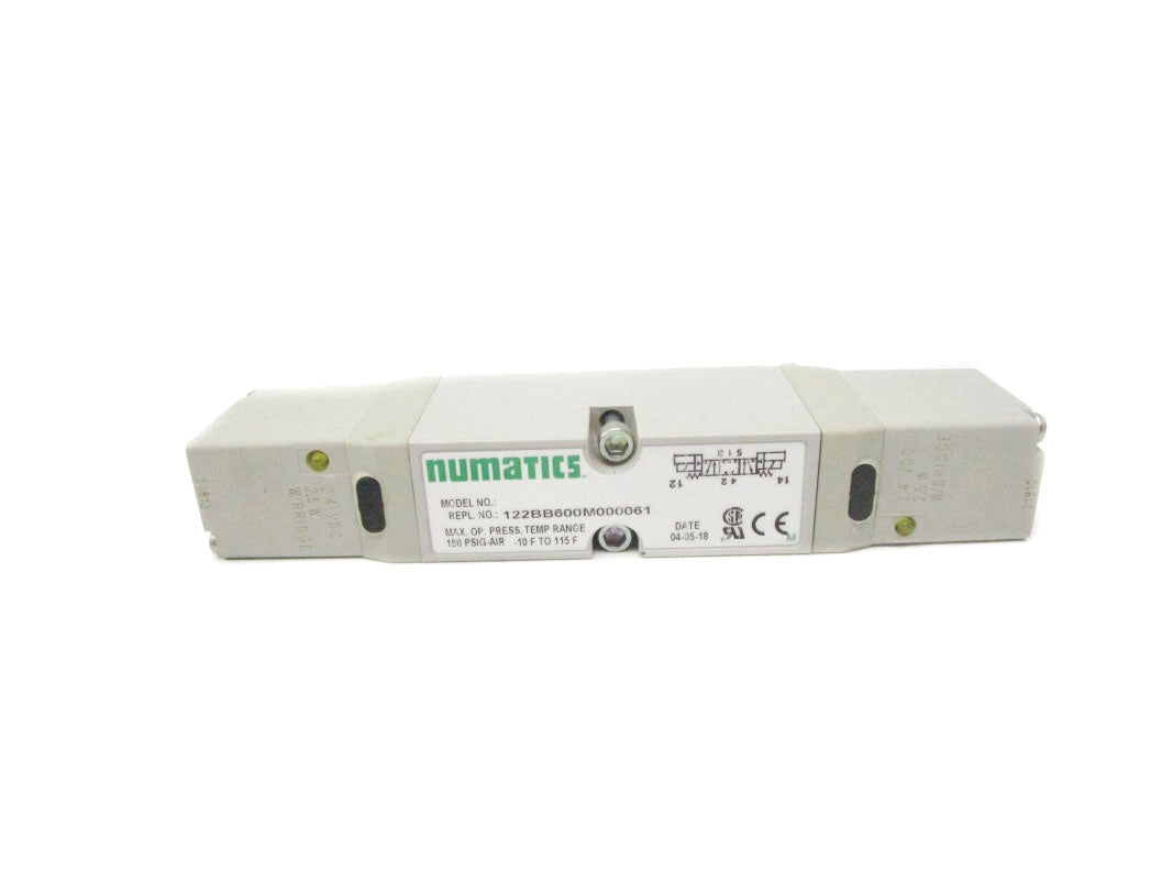 NUMATICS 122BB600M000061 24VDC 150PSI NSNP