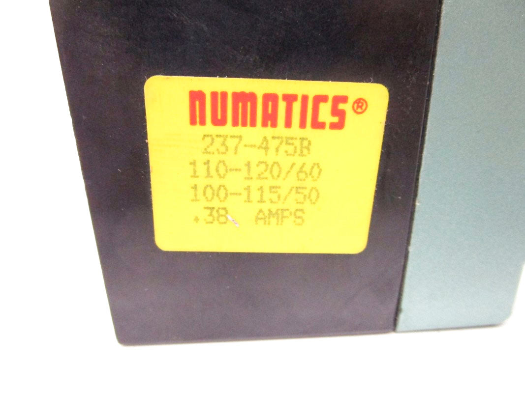 NUMATICS 237-475B 110-120V 0.38A UNMP
