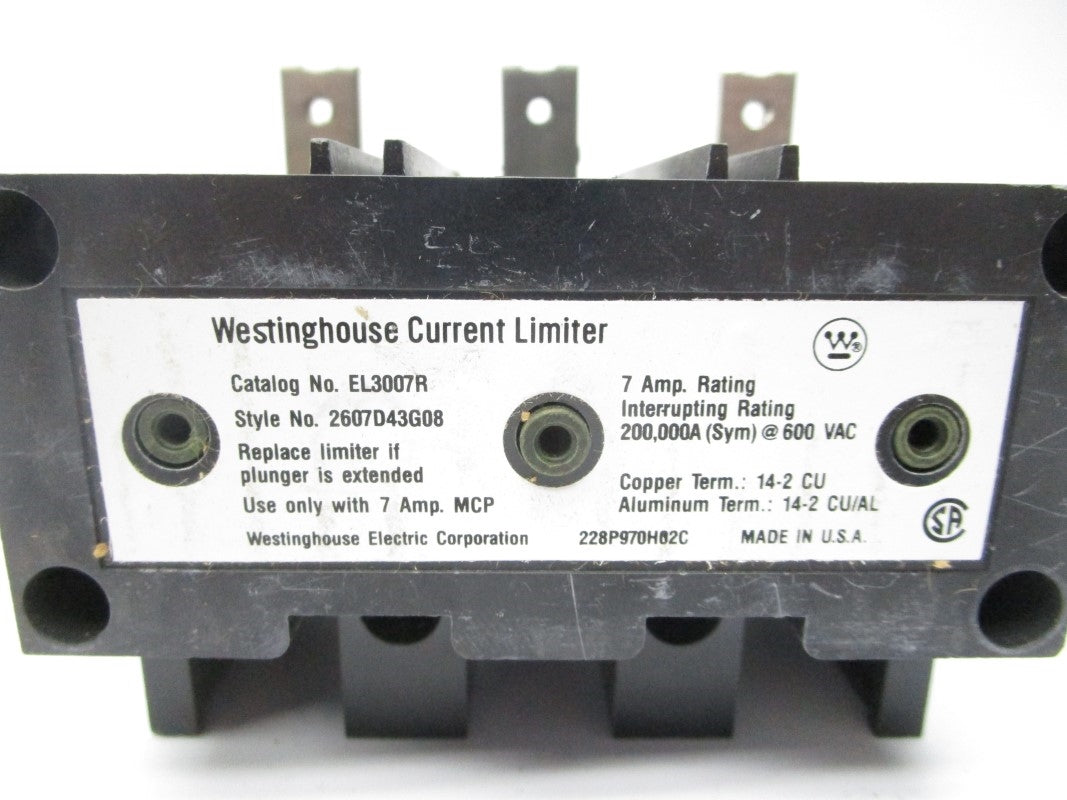 WESTINGHOUSE EL3007R 600VAC 7A NSMP