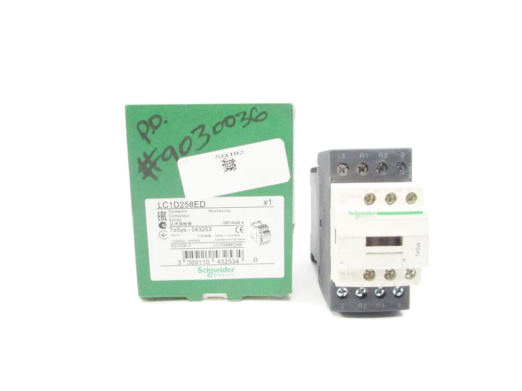 SCHNEIDER ELECTRIC LC1D258ED 48VDC 60A NSMP