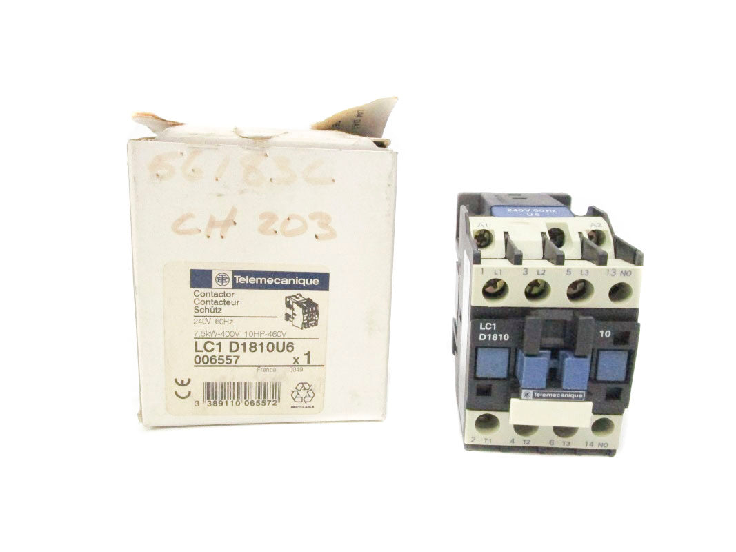 TELEMECANIQUE LC1D1810U6 240V NSMP