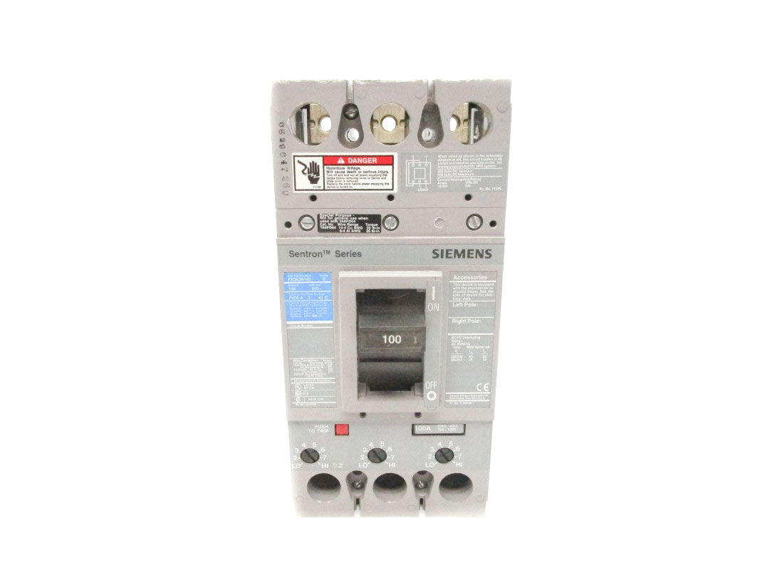 SIEMENS FXD63B100 SER. B 600V 100A UNMP