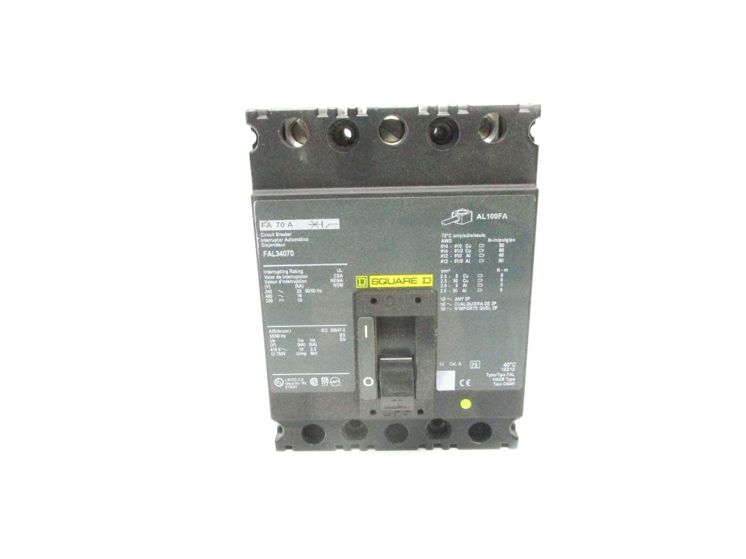 SQUARE D FAL34070 480V 70A NSNP