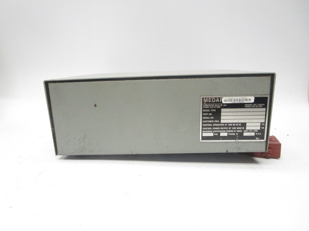 MEDAR 936-0047V1 520BASIC 120VAC 0.6A UNMP