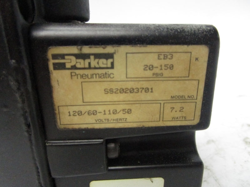 PARKER SS20203701 110/120V 150PSI NSNP
