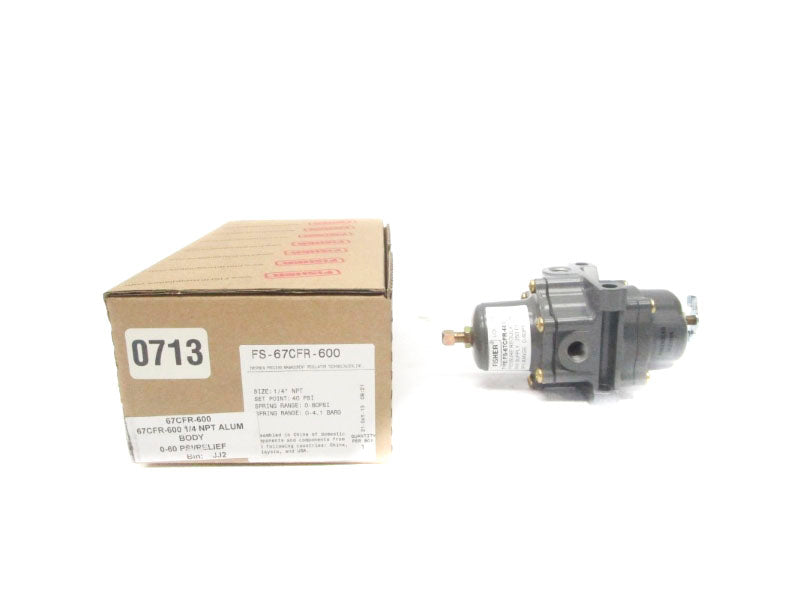 FISHER FS-67CFR-600 250PSI 1/4" NSMP