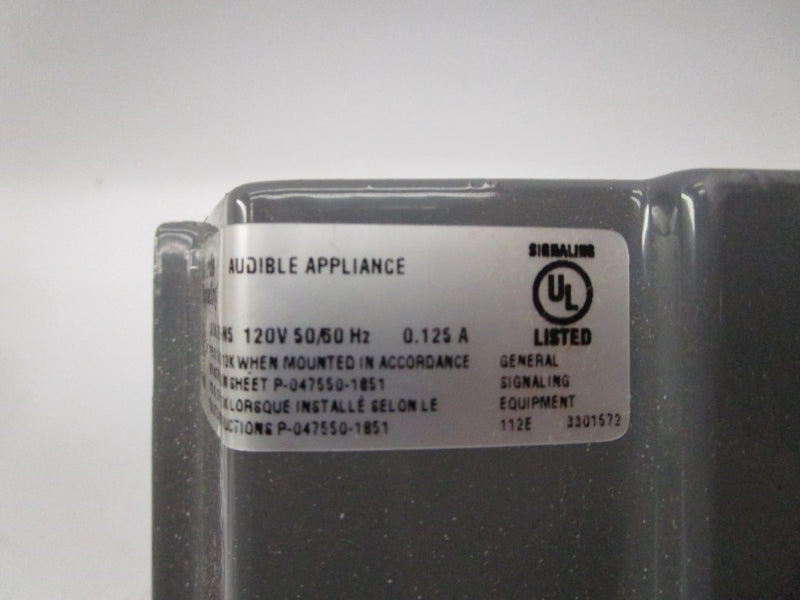 EDWARDS SIGNALING 876-N5 120VAC 0.125A NSMP