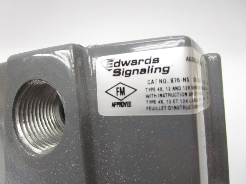 EDWARDS SIGNALING 876-N5 120VAC 0.125A NSMP