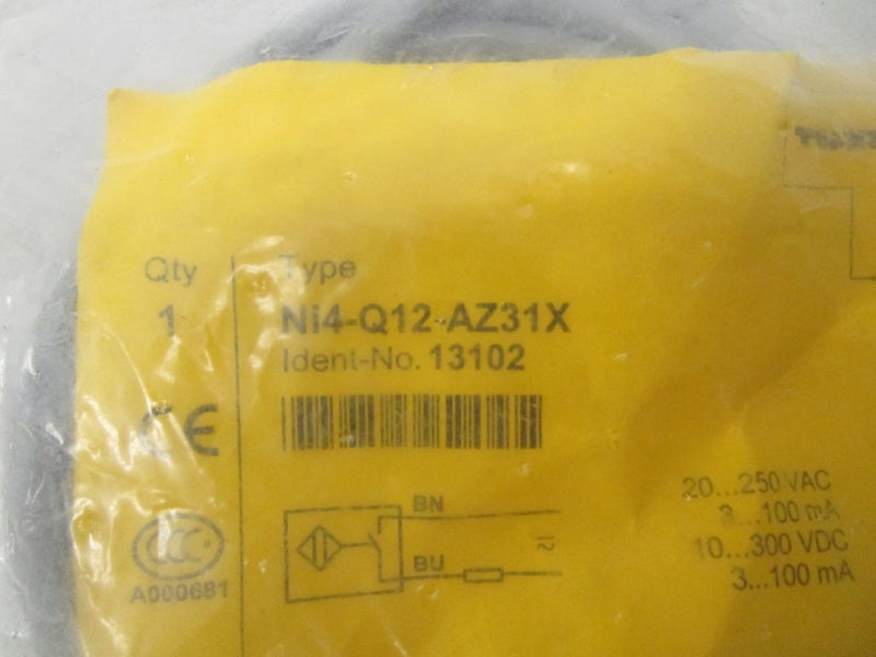 TURCK NI4-Q12-AZ31X 13102 20-250VAC NSMP