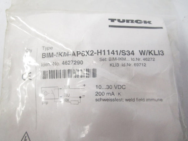 TURCK BIM-IKM-AP6X2-H1141/S34W/KLI3 4627290 10-30VDC NSMP