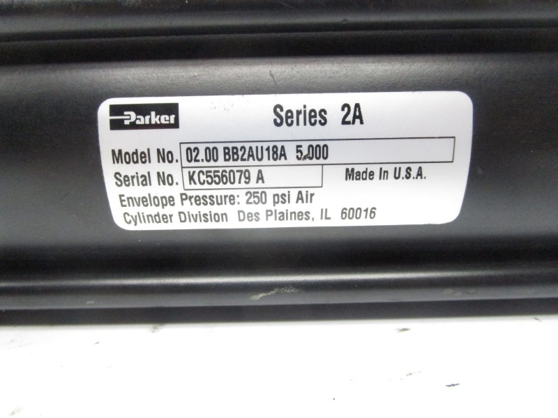 PARKER 02.00BB2AU18A5.000 SER. 2A 250PSI NSNP