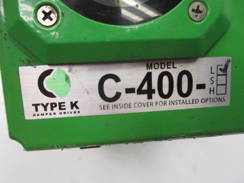DIV CONTROLS INTERNATIONAL TK-2XA0010A90A0 C-400-L 150PSI UNMP