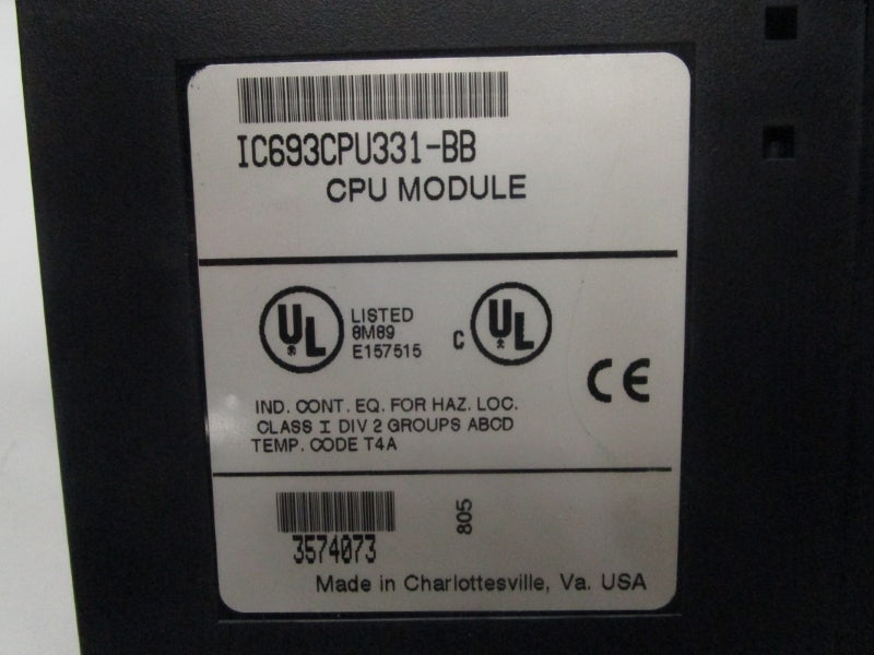 FANUC IC693CPU331-BB UNMP