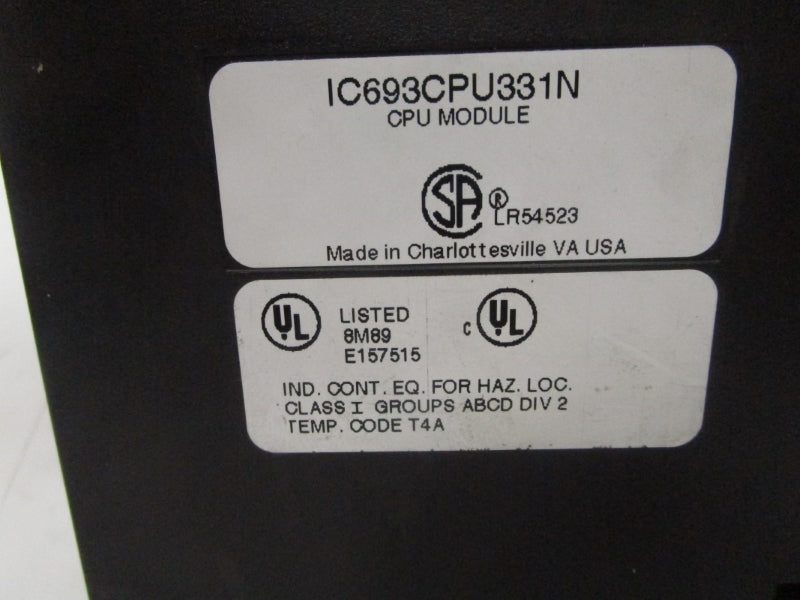 FANUC IC693CPU331N UNMP