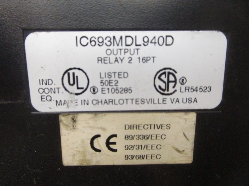 FANUC IC693MDL940D (NO DOOR) UNMP