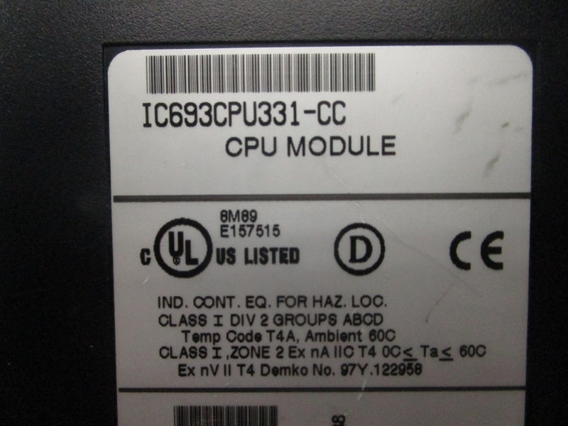 FANUC IC693CPU331-CC UNMP