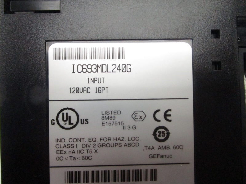 FANUC IC693MDL240G 120VAC UNMP
