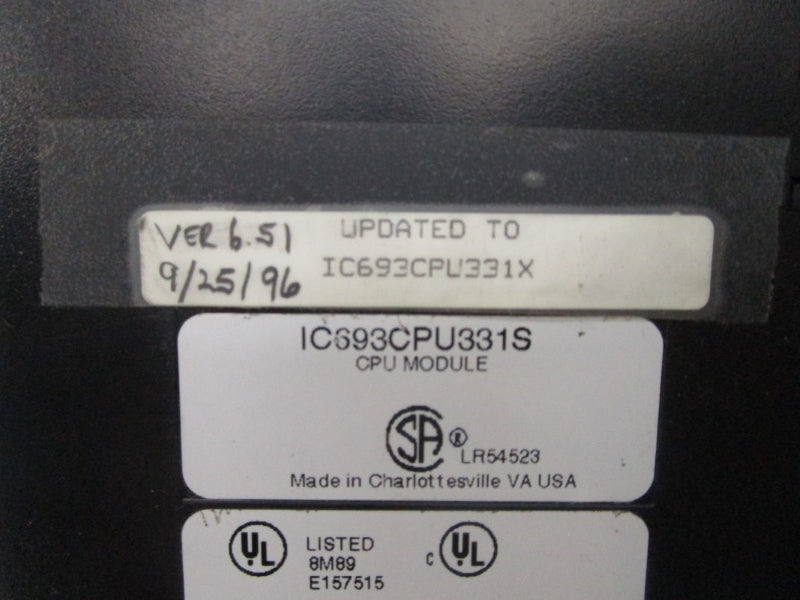 FANUC IC693CPU331S UNMP