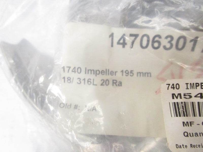 IMPELLER 1740 195MM NSMP