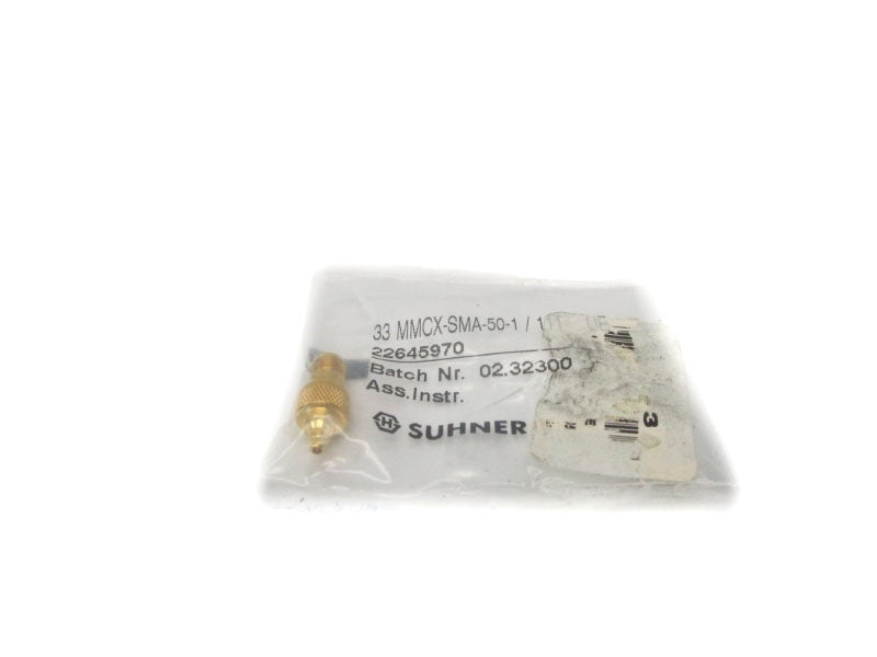 SUHNER 33MMCX-SMA-50-1/111 NSMP