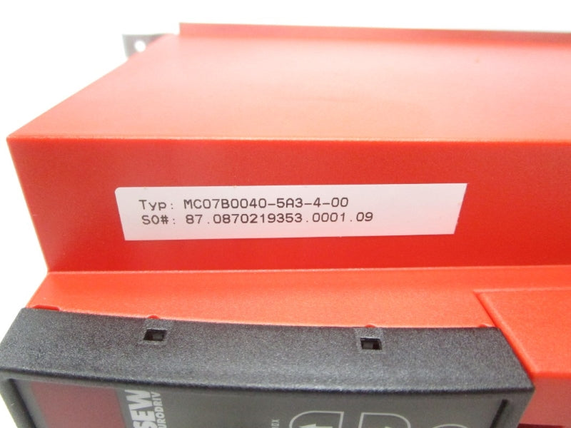 SEW EURODRIVE MC07B0040-5A3-4-00 NSNP