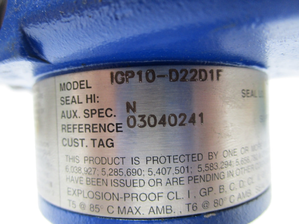 FOXBORO IGP10-D22D1F 12.5-42.0VDC 300PSI UNMP