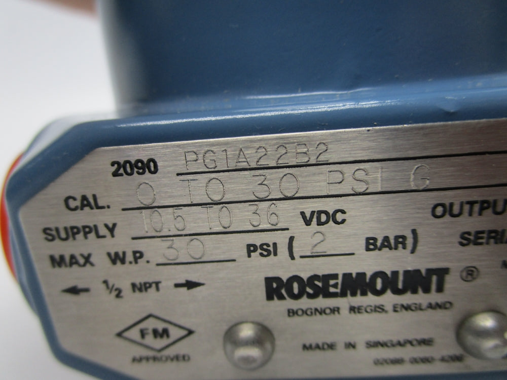 ROSEMOUNT 2090PG1A22B2 NSMP