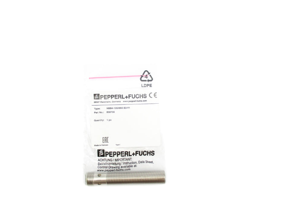 PEPPERL+FUCHS NBB4-12GM50-E2-V1 800735 NSMP