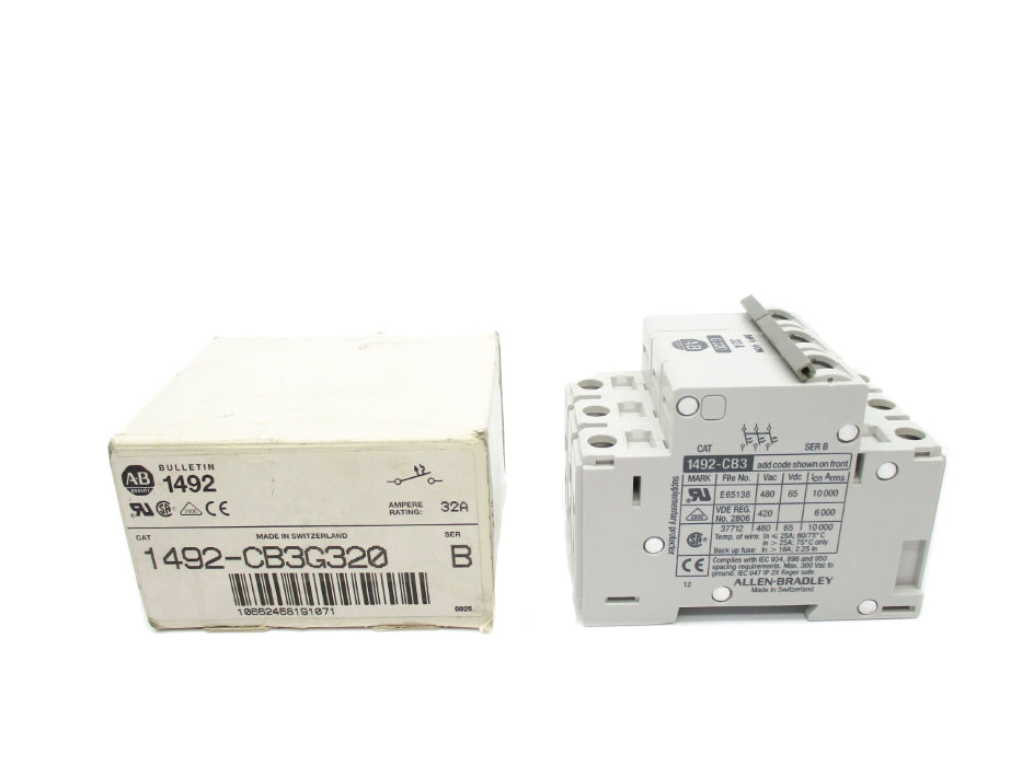 INDUSTRIAL SPARE PART 1492-CB3G320 SER. B 480VAC 32A NSMP