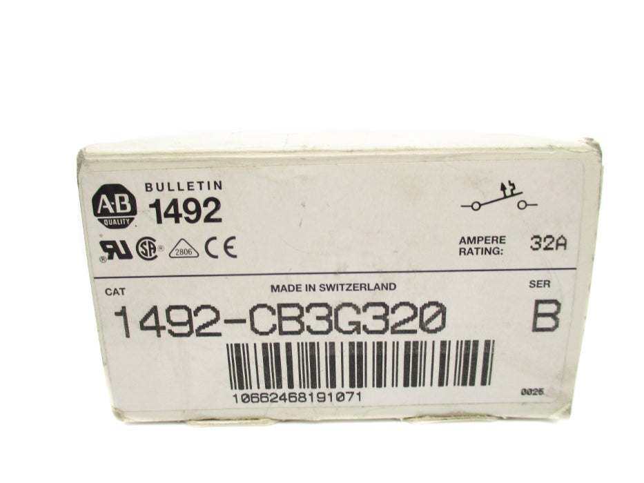 INDUSTRIAL SPARE PART 1492-CB3G320 SER. B 480VAC 32A NSMP