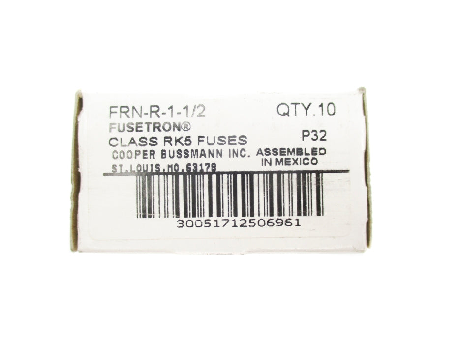 BUSSMAN FRN-R-1-1/2 250V (PKG OF 10) NSMP