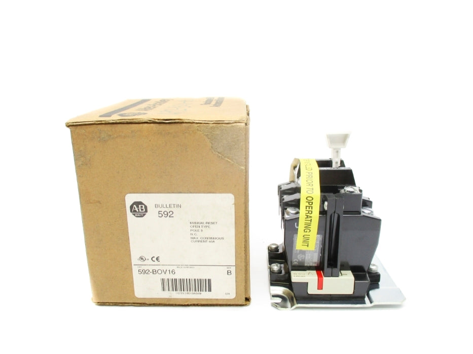 INDUSTRIAL SPARE PART 592-BOV16 SER. B 600VAC 40A (BR/WH) NSMP