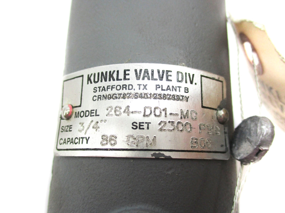 KUNKLE 0264-D01-MG2300 2300PSIG NSMP