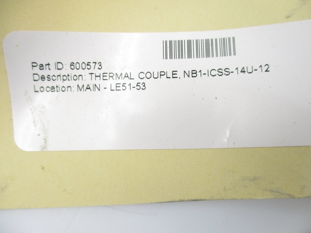 THERMOCOUPLE NB1-ICSS-14U-12 NSNP
