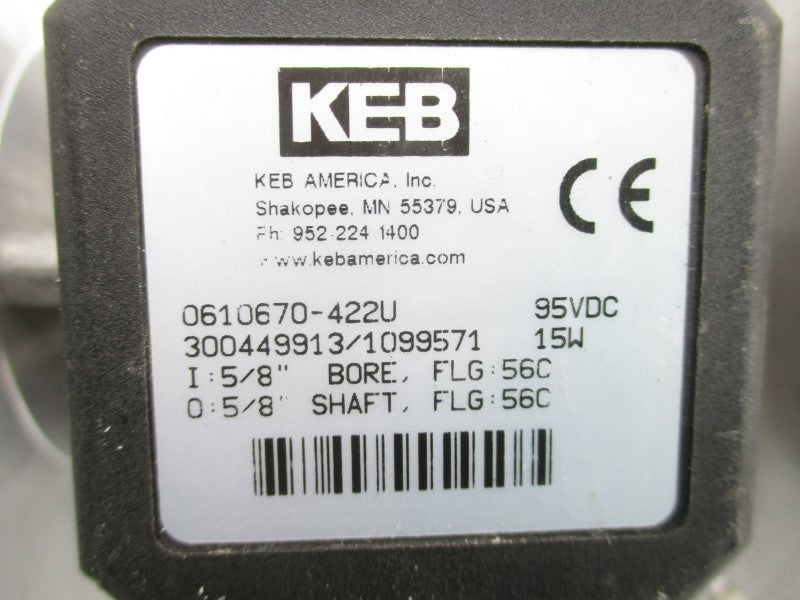 KEB 0610670-422U 95VDC 5/8" NSNP