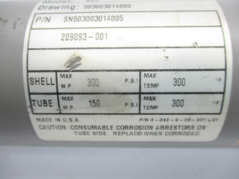 STANDARD EXCHANGE SN503003014005 BCF 300PSI NSNP