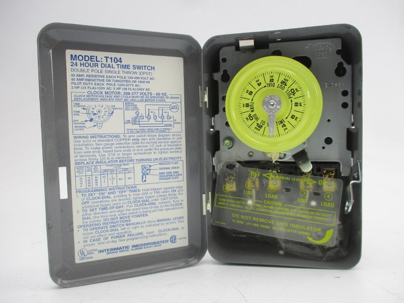 INTERMATIC T104 120-480VAC 40A 24HR NSMP