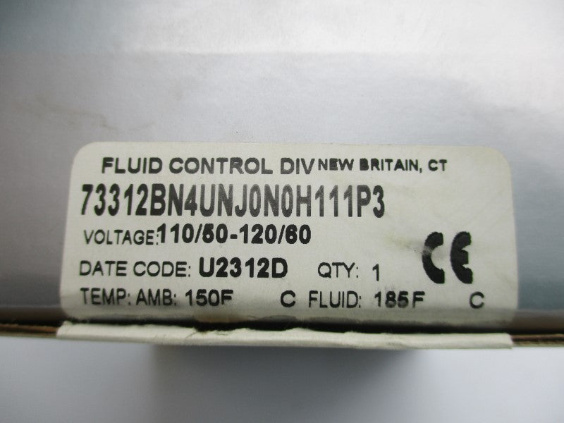 PARKER 73312BN4UNJ0N0H111P3 110/120V 10-180PSI 1/2" NSMP