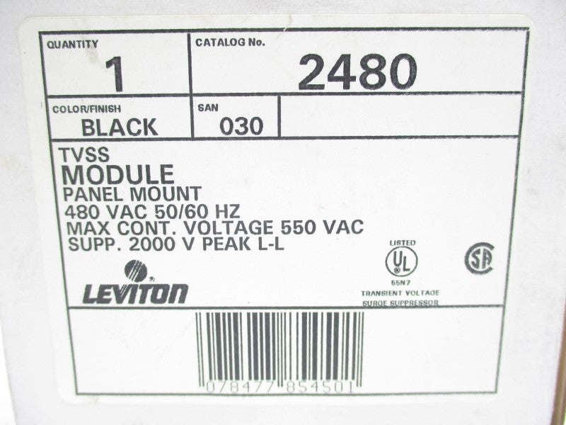 LEVITON 2480 480VAC NSMP