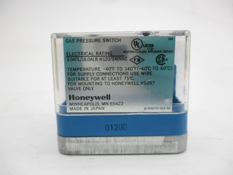 HONEYWELL C6097A1087 120/240VAC 18.0A 12-60INWC NSMP