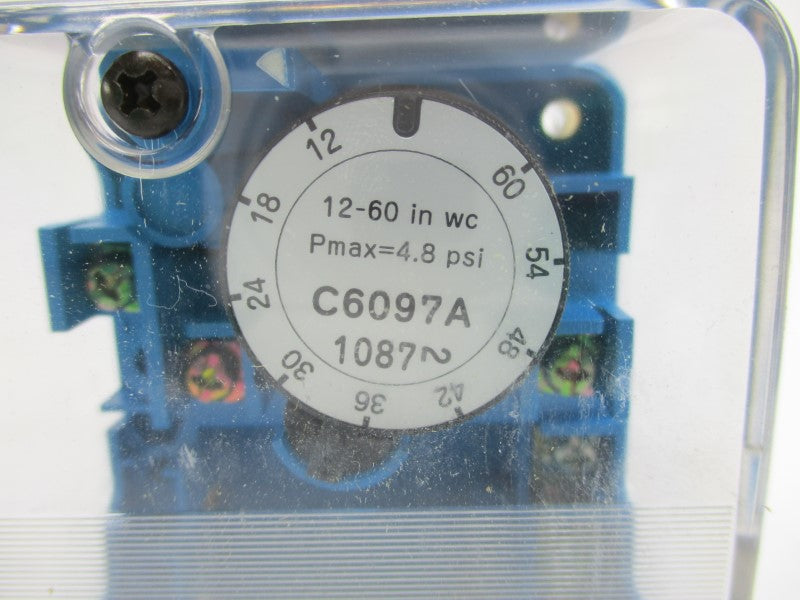 HONEYWELL C6097A1087 120/240VAC 18.0A 12-60INWC NSMP