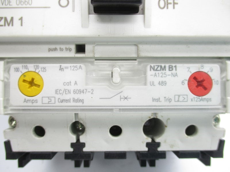 KLOCKNER MOELLER NZM1B1-A125-NA 6000V 125A UNMP